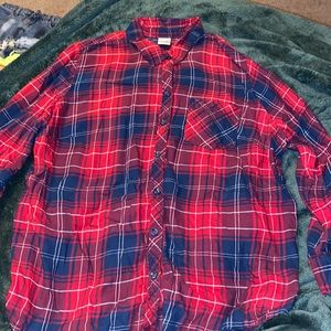 size 14W Terra & Sky flannel